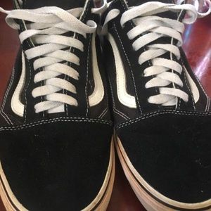 Black and White Low top vans